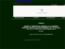 Tablet Screenshot of lagunatricahue.cl
